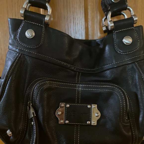 100% Genuine Leather by B. Makowsky Black Purse - Picture 13 of 16